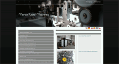 Desktop Screenshot of mercel-used-machines.com