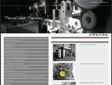 Tablet Screenshot of mercel-used-machines.com